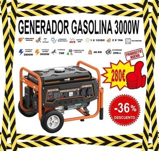 GENERADORES GASOLINA 1000W a 6500W