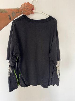 Camiseta H2 x H&M manga larga negra