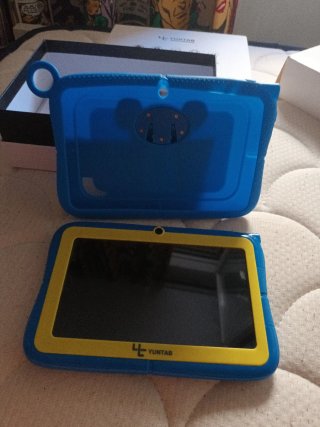 Tablet Infantil YUNTAB Gris y Blanca