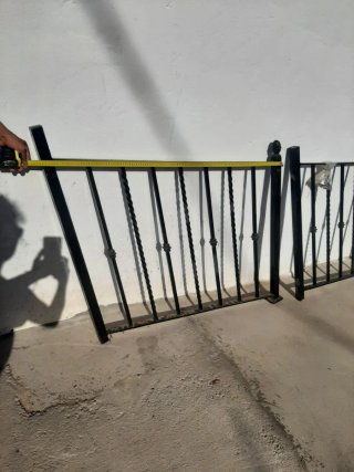 Barandillas forja macizas