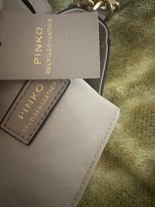 Borsa Pinko Beige e Oro