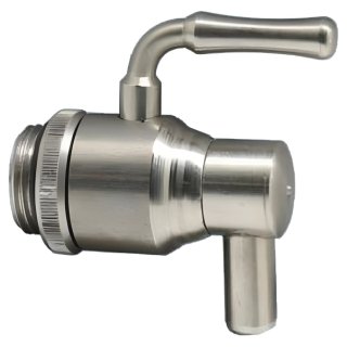 Grifo inox para aceite 1/2" con palanca