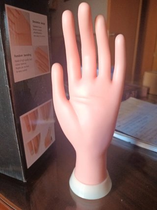 Mano Práctica Uñas Silicona Profesional