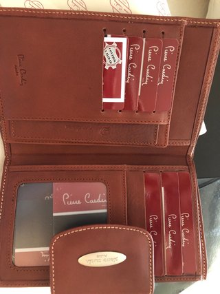 Cartera de piel mujer Pierre Cardin