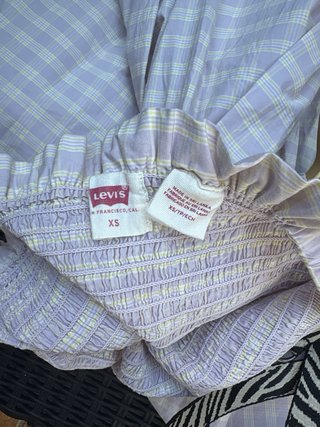 Vestido Levi's Verano Beige y Rosa Talla M