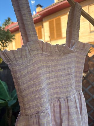 Vestido Levi's Verano Beige y Rosa Talla M