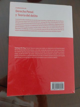 Fundamentos de derecho penal y teoría del delito