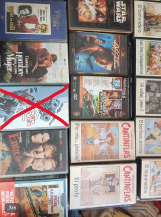 Lote 6 - 28 Cintas VHS Películas Varias