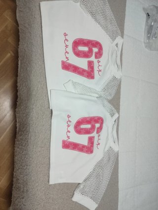 Camisetas Six Seven Blancas niñas