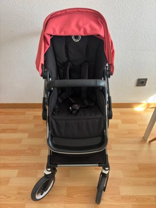 Bugaboo Fox 3 Silla de Paseo Negra/Rosa