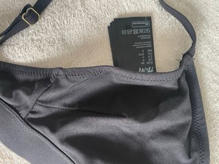 Top bikini marrón sin aro
