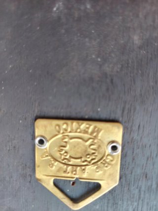 Placa Maya Vintage Art S.A. México 70s