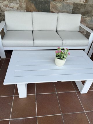 Conjunto Muebles Jardín Sofá y Sillones