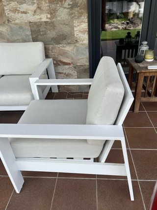 Conjunto Muebles Jardín Sofá y Sillones