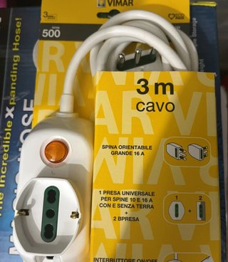 Regleta Vimar 3m con interruptor