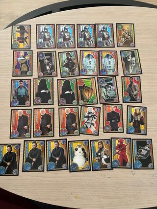 Lote Cartas Star Wars El Camino de los Jedi