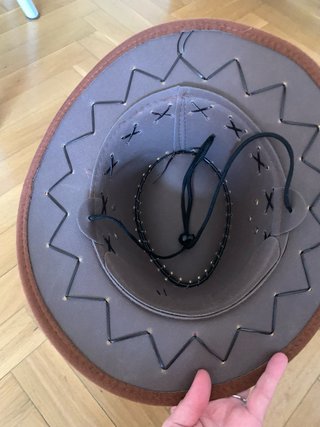 Gorro NIÑO de cowboy marrón