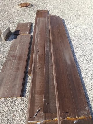 4 Paneles Sándwich Usados 3,55x53cm