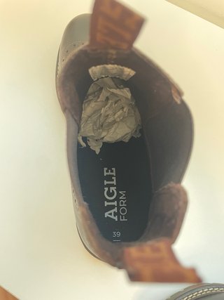 Botas Aigle de piel para mujer
