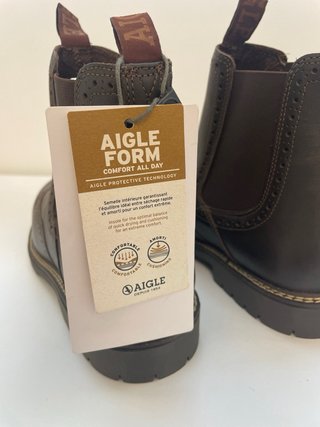 Botas Aigle de piel para mujer