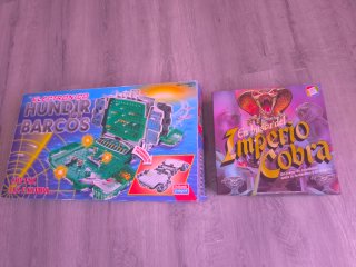 2 Juegos de Mesa: Hundir los Barcos y Imperio Cobr