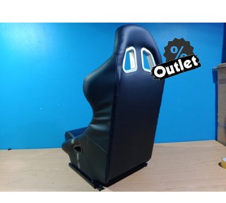 BY ASIENTO BAQUET UNIVERSAL NEGRO PIEL ESTILO EVO R022024C1