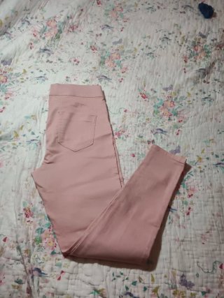 Pantalón elástico rosa