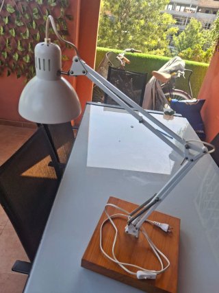Lámpara de escritorio arquitecto vintage