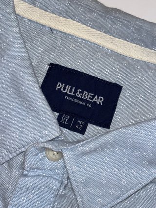 Camisa Pull&Bear Azul Talla XL