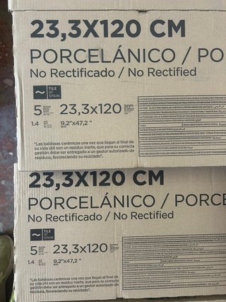 Suelo porcelánico imitación madera 23x120