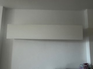 Mueble auxiliar blanco de madera