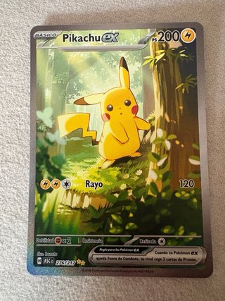 Pikachu EX 276/217 Héroes Ascendentes