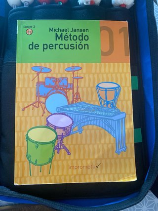 Mochila Percusión: Baquetas, Metrónomo, Caja sorda