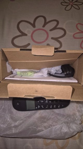 Teléfono Fijo Motorola Negro