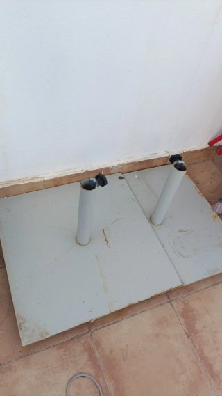 Soportes para sombrillas (2 unidades)