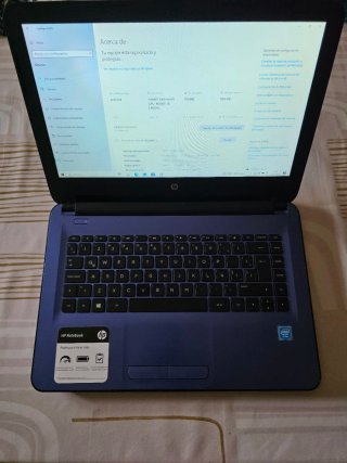 Portátil HP Notebook 14" intel N3060 4GB RAM Azul