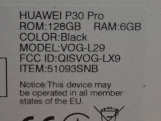 Huawei P30 Pro Negro