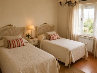 2 Camas 105cm Provenza Madera Maciza