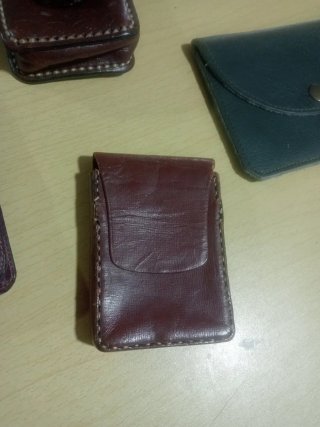 Carteras de cuero para cajetillas