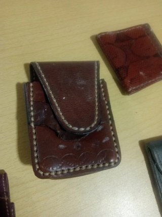 Carteras de cuero para cajetillas