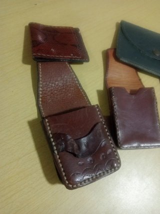 Carteras de cuero para cajetillas