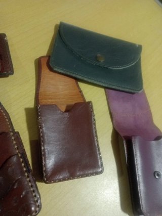 Carteras de cuero para cajetillas