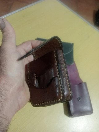 Carteras de cuero para cajetillas