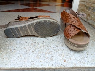 Sandalias Xti Marrones Cuña Talla 37