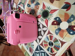 Cámara Fujifilm Instax Mini 9 Rosa con bolso y dos