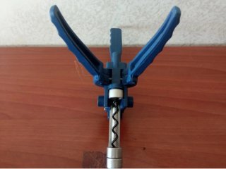 Cavatappi apribottiglie blu