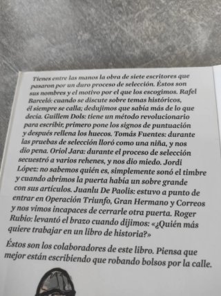Lo que vendría a ser la historia de España
