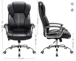 Silla de oficina/gaming negra