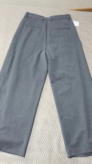 Pantalón gris de vestir hombre talla M