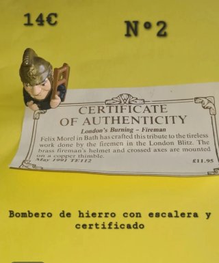 Cuchara Bombero Londres Antigua